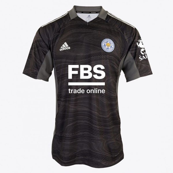 Thailand Trikot Leicester City Torwart 2021-2022 Schwarz Günstige Fußballtrikots